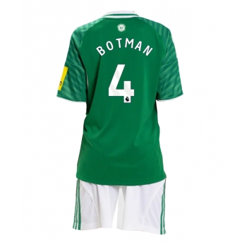 Billige Fotballdrakt Newcastle United Sven Botman #4 Replika Bortedraktsett Barn 2025-26 Kortermet (med bukser)